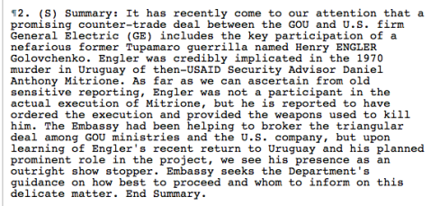 cable uruguay engler mitrione