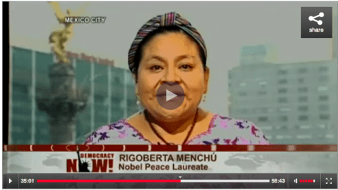 RIGOBERTA MENCHU REACTS TO THE VERDICT