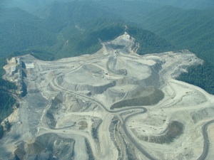 KING COAL PLAYED THE TAWS UPON THIS MOUNTAIN