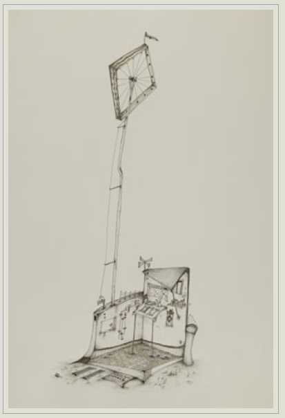 Square Wheel Bike Repair Platform in Deep Ellum, 2006